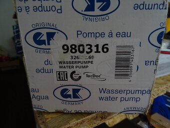 Vodní čerpadlo, chlazení motoru GK 980316 - 5