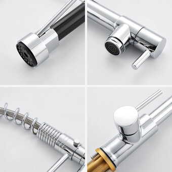 Kuchyňská baterie Auralum se spirálovou pružinou - 5