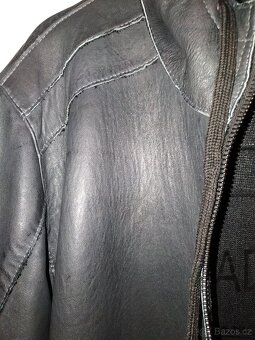 Kožená bunda/ nová/unisex/oversize - 5