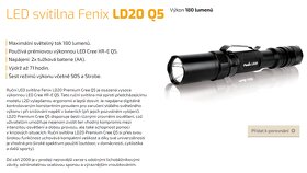 LED svítilna Fenix LD 20 - 5