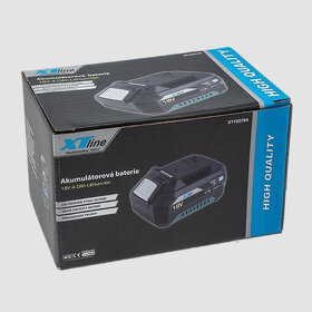 XT line NOVÉ 2x Aku baterie Li-Ion 18V 4.0Ah + NABÍJEČKA - 5