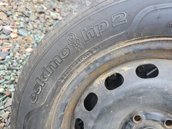 Sada plechových disků + hezké zimní pneu 215/60 r16 - Yeti - 5
