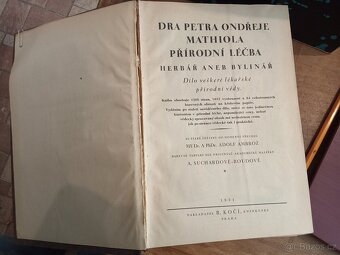 Doktor Petr Ondřej Mathioli - Herbář neboli bylinář 1931 - 5