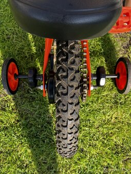 Dětské kolo Btwin 14" robot + postranní kolečka - 5