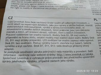 Prodám stolní lupu s LED osvětlením - 5