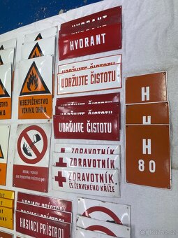 Stara smaltovana plechova cedule ČSSR - 5