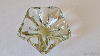 STARÝ POPELNÍK HUTNÍ SKLO . TOP STAV. - 5