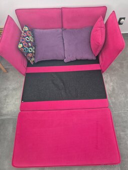 Dívčí dětský rozkládací gauč - 5