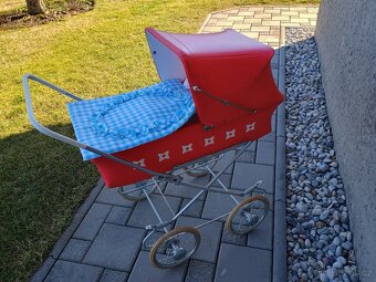 Kočárek s panou - retrohračka - 5