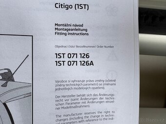 Základní střešní nosič Škoda Citigo - 5