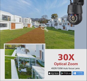 IP kamera WIFI 8MP 30X Optical POE NOVÉ - 5