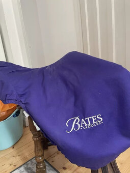 Monoflapové skokové sedlo Bates Advanta 16,5" hnědé - 5