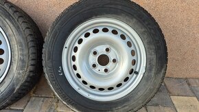 5x120 R16 VW T5 T6 Plechové kola + zimní pneu - 5