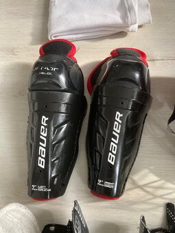 Dětský hokejový set Bauer holeně, brusle, štulpny - 5