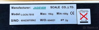 Digitální váha Jadaver LGCN 7515  0-15kg - 5