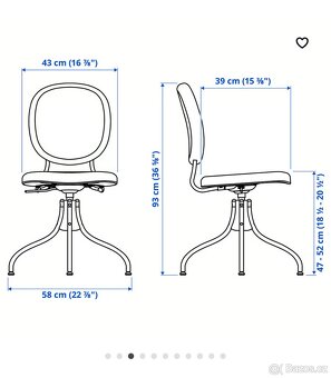 Kancelářská židle IKEA - 5