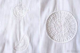 Vintage bílá dámská košile z 90.let plus velikost - 5