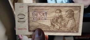 10 korun 1990 pamětní tisk nevydaný Vzácné - 5