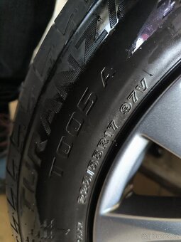 ALU kola Mazda 6 5x114,3 R17 Originál, pneu letní 6mm+TPMS - 5