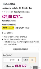 Laminátová podlaha 8.0 Atlantský dub - 5