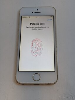 iPhone SE 128gb gold. Top stav. Baterie 87%. Záruka 6 měsíců - 5
