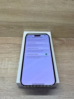 Apple iPhone 14 Pro Max 128GB Gold - Baterie 100% - 5