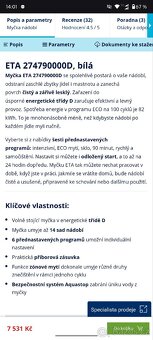 Myčka ETA 274790000D - 5