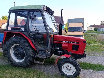 Zetor 5011+jednoosý vlek sklopný - 5
