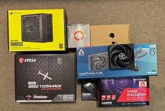 Herní PC AMD Ryzen 7 5800X, RX 6600 XT, 16GB DDR4 3200MHz, 1 - 5