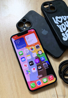 Apple Iphone 13 mini 128GB černý / baterie 100% / - 5