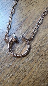 Náhrdelník Cartier Nail, silnější řetízek - 5