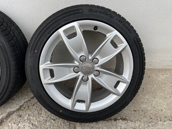 Audi ALU kola 5x112 17”+ zimní pneu 225/45 R17 - 5