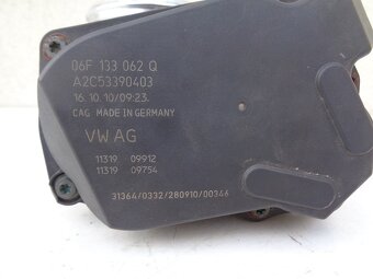 Škrtící klapka 06F133062Q 1.8TSI 2.0TSI Škoda VW Audi Seat Š - 5