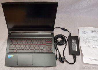 Herní notebook MSI KATANA GF66, i7, RTX3070, 1TBSSD NEHRANÝ - 5