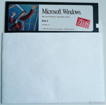 PREDÁM WINDOWS 3.1. 1992 ZEOS USA-TOTAL RARE - 5