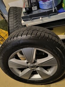 Alu kola Volvo XC40 5x108 r17 Originál,pneu zimní 235/60 - 5