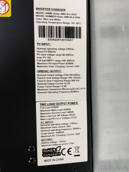 EASUN POWER Hybridní měnič 4.2KW s wifi - 5