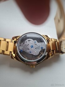 Pánské, quartzové hodinky - skeleton - 5
