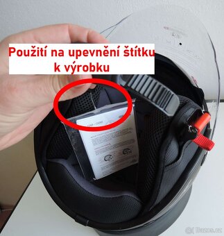 Pojistné nitě Twinlock, plastové, na visačky - 5