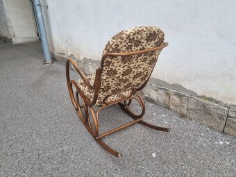 KRÁSNÉ STARÉ HOUPACÍ KŘESLO - THONET - 5