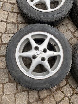 Alu kola 4x108 celoroční pneu 175/65 R14 Peugeot 206 - 5