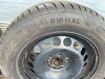 ORIGINÁL AUDI PLECHOVÉ DISKY 5X112 R16 ET39 VČ. ZIMNÍHO PNEU - 5