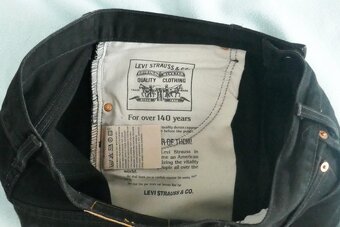 Černé pánské džíny Levis, vel. W34 L32 - 5