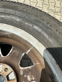 Kompletní alu VW T5 5x120r16+215/65r16 letní Continental - 5
