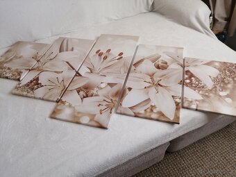 Prodám obraz velké Lilie NOVÉ nepoužité. - 5