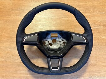 Volant Škoda - zkosený, perfo, tříramenný - ZÁNOVNÍ - 5
