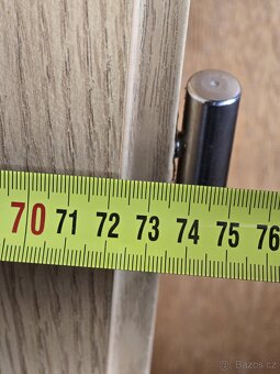 Interiérové prosklené dveře 75 cm - 5