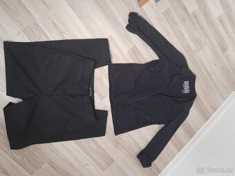 Luxusní Marks Spencer kalhoty vč. saka vel. UK 12/M/L - 5