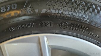 ALU disky Škoda se zimními pneu 185/60 R15 - 5