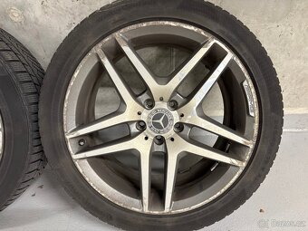 Originální kola Mercedes w222 r19 amg zimní gumy 245/45/19 - 5